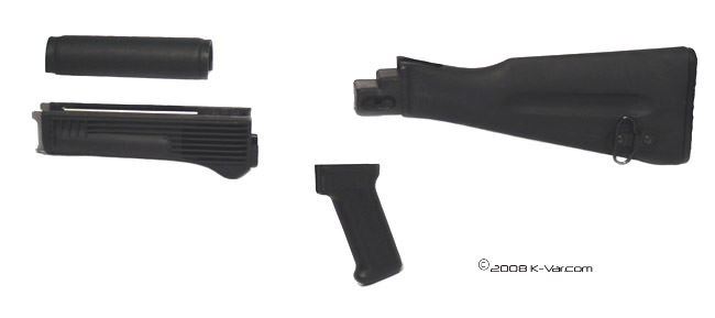 Arsenal Black NATO Length Furniture Set for Stamped Receivers