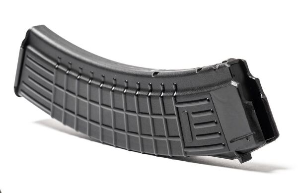 Arsenal Circle 10 Waffle Pattern 5.45x39mm Black Polymer Mil Spec 45 Round Ribbed Magazine