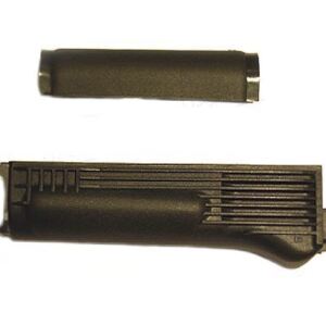 Arsenal Black Polymer Handguard Set with Stainless Steel Heat Shield for Stamped Receivers