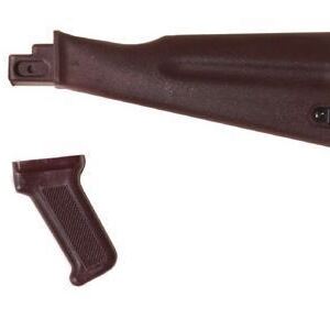 Arsenal Plum NATO Length Buttstock and Pistol Grip Set for Stamped Receivers