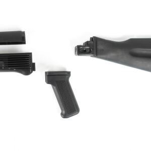 Arsenal 4 Piece Black Warsaw Length Mil Spec Buttstock Set for Stamped Receivers