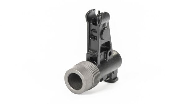 Arsenal AK Front Sight Block Assembly with 24×1.5mm Right Hand Threads and Bayonet Lug