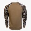 Arsenal Large Khaki / Camo Series Utility Cotton-Poly Standard Fit Pullover Sweater