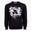Arsenal XX-Large Black Cotton-Poly Standard Fit Centre Graphic Pullover Sweater