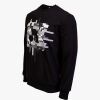 Arsenal XX-Large Black Cotton-Poly Standard Fit Centre Graphic Pullover Sweater