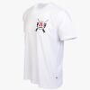 Arsenal Large White Cotton Relaxed Fit Classic T-Shirt
