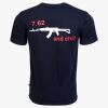 Arsenal Small Blue Cotton Relaxed Fit Logo T-Shirt