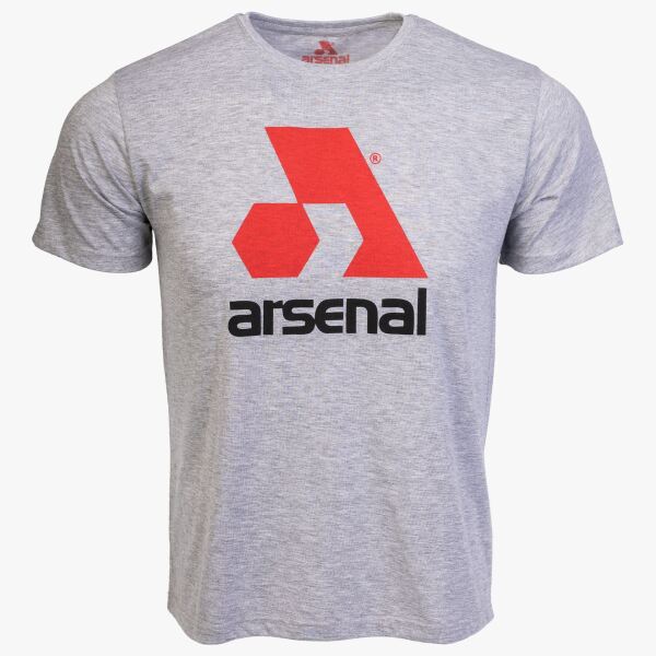 Arsenal X-Large Gray Cotton Relaxed Fit Logo T-Shirt