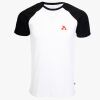 Arsenal Medium White / Black Cotton Relaxed Fit Retro T-Shirt