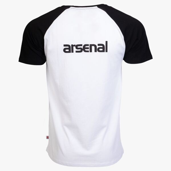 Arsenal X-Large White / Black Cotton Relaxed Fit Retro T-Shirt
