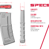 Thril USA 5.56x45mm Black Polymer 30 Round Magazine