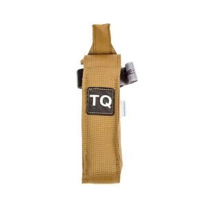 Blue Force Gear Tourniquet NOW! Pouch MOLLE Mounted Helium Whisper w/SOFTT tourniquet Coyote Brown