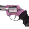 Charter  Arms – THE PINK LADY .38 Special 2″ 5rd Compact Grip DAO Hammer Pink/Stainless Steel