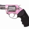 Charter  Arms – THE PINK LADY .38 Special 2″ 5rd Full  Grip Pink/Stainless Steel CA MA