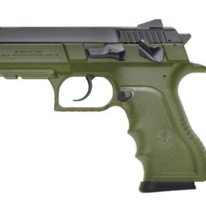 IWI JERICHO 941 ENHANCED Mid-Size Polymer Frame Pistol 9mm Luger 3.8″ Barrel (2x)16RD Mag OD Green