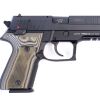 Arex Rex Zero 1CP-01G1 9mm Green with Hogue Checkered Green Grips Semi-Automatic 15 Round Pistol