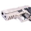 Arex Rex Zero 1CP-06B1 Silver with Hogue Black Grips 9mm Semi-Automatic 15 Round Pistol