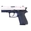 Arex Rex Zero 1CP-08B1 Silver with Hogue Black Grips 9mm 15 Round Pistol