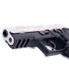 Arex Rex Zero 1CP-08B1 Silver with Hogue Black Grips 9mm 15 Round Pistol