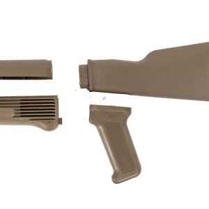 Arsenal FDE Intermediate Length Stock Set for Stamped Receivers