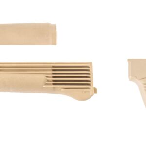 Arsenal Desert Sand Polymer Handguard and SAW Style Pistol Grip Set for Milled Receiver