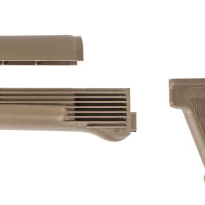 Arsenal FDE Polymer Handguard and Pistol Grip Set for Stamped Receiver