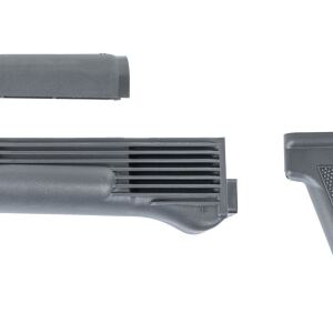 Arsenal Gray Polymer Handguard and Pistol Grip Set for Stamped Receiver