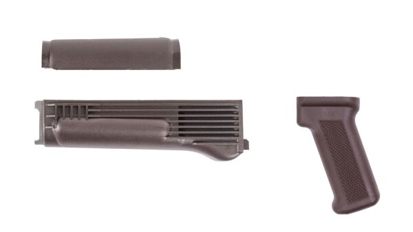 Arsenal Plum Polymer Handguard and Pistol Grip Set for Milled Receiver