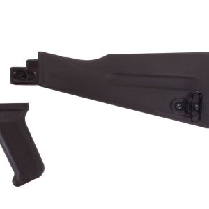 Arsenal AK47 / AK74 Warsaw Length Plum Buttstock and Pistol Grip Set for Stamped Receivers