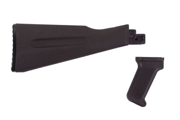 Arsenal AK47 / AK74 Warsaw Length Plum Buttstock and Pistol Grip Set for Stamped Receivers