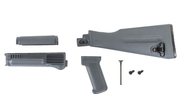Arsenal Gray Intermediate Length Stock Set for Stamped Receivers with Hardware