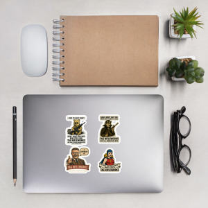 Bubble-free stickers