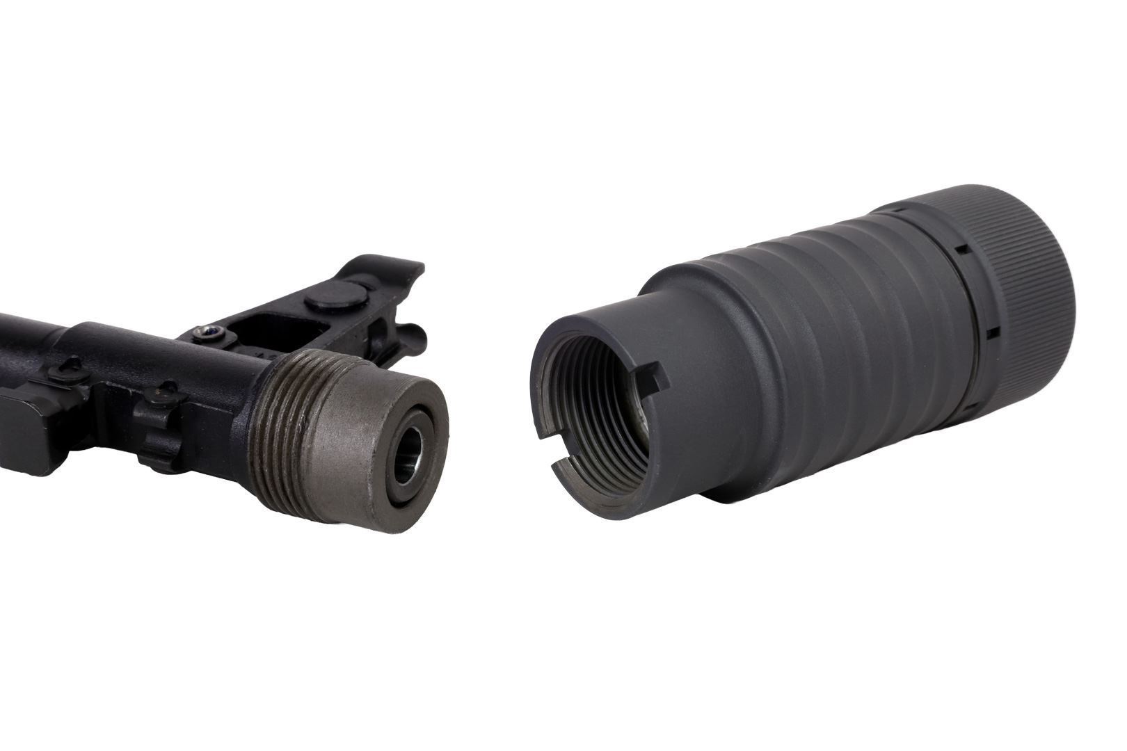 Arsenal Grey Cerakote 4 Piece Flash Hider Original Bulgarian 24×1.5 RH Threads